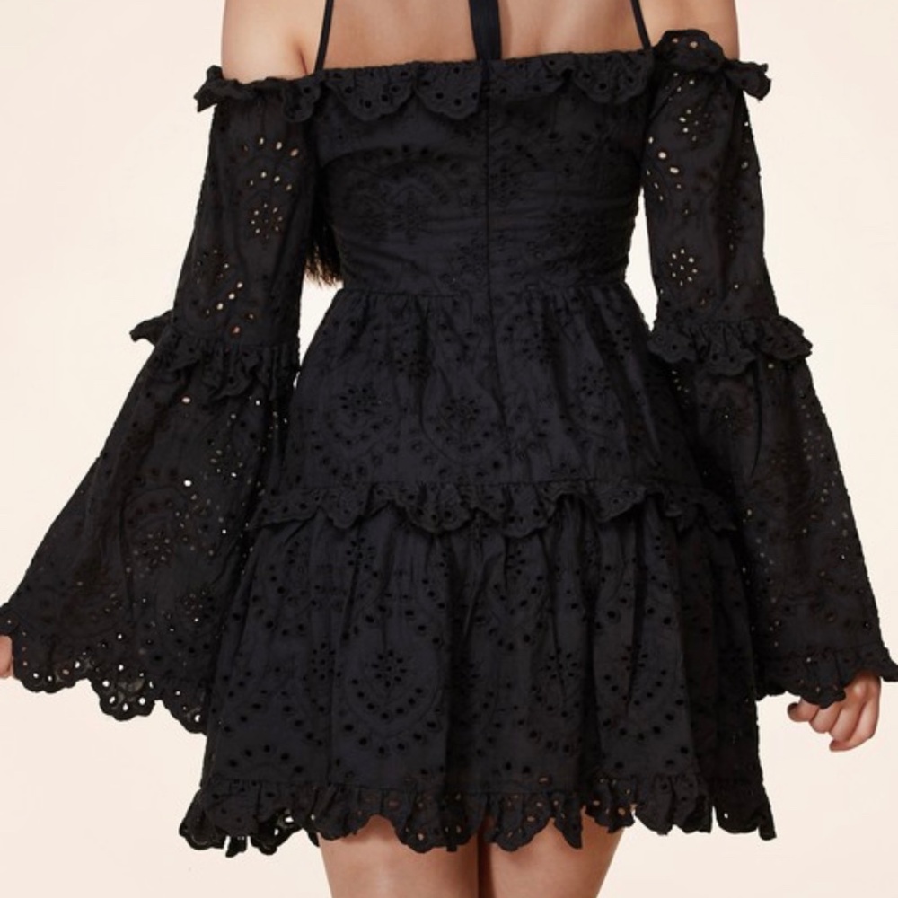 34 - EYELET MINI DRESS - Picture 6 of 10
